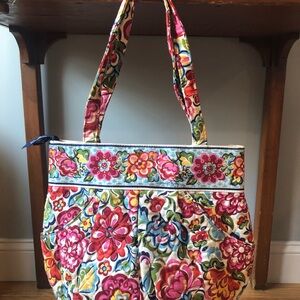 Vera Bradley Floral Tote Bag - Multicolor